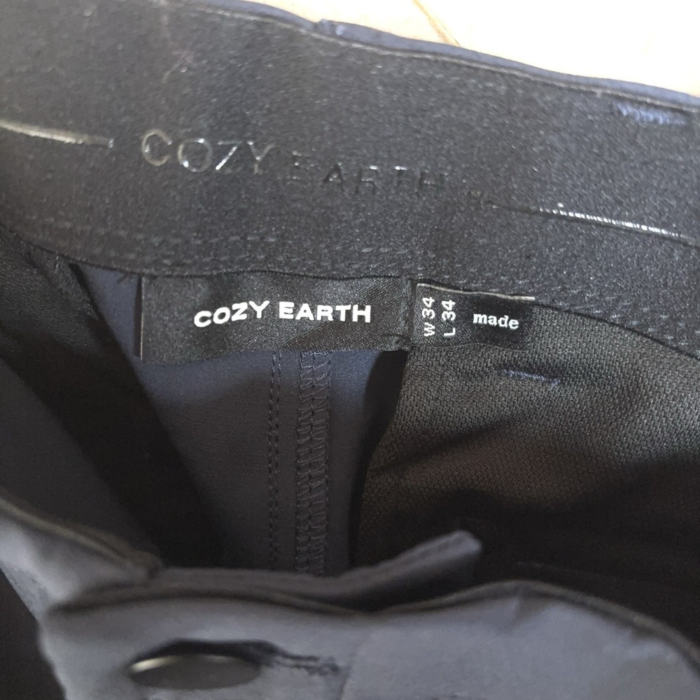 Cozy Earth Everywhere Pants Mens 34x33 Blue Performance Stretch Golf - SIZE NOTE - Picture 3 of 8